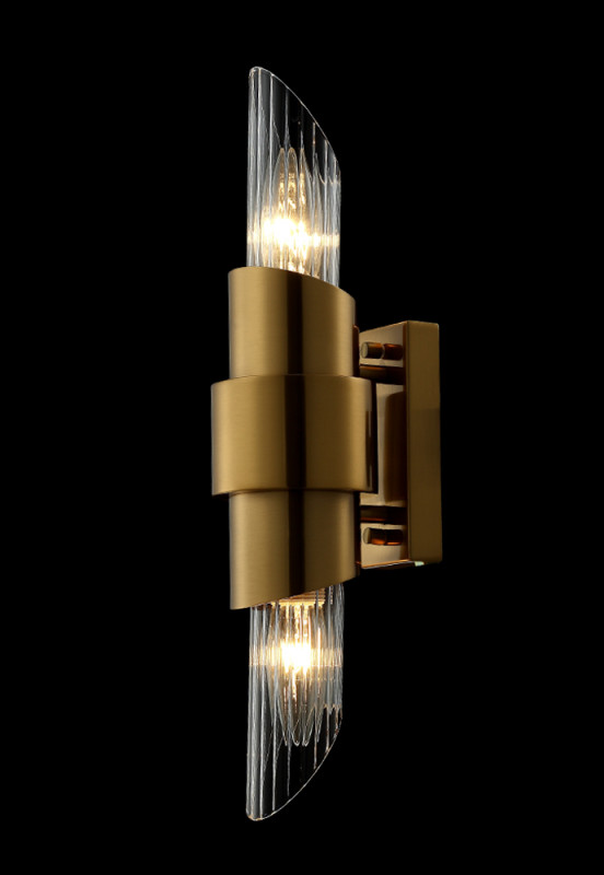 Бра 9*13 см, Crystal Lux JUSTO AP2 BRASS Латунь