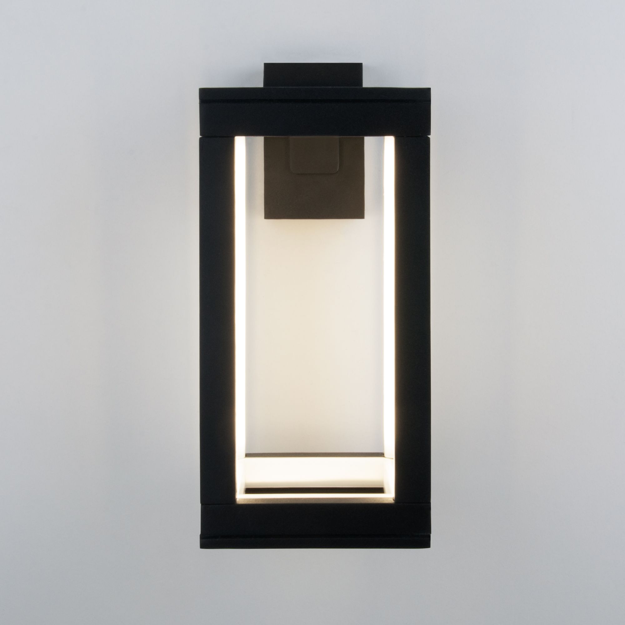 Уличный настенный светодиодный светильник Frame LED IP54 1527 TECHNO LED черный Elektrostandard