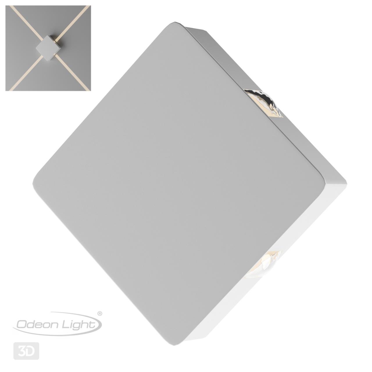 Настенный светильник Odeon Light Vista 4258/8WL, 8W LED, 3000K, белый