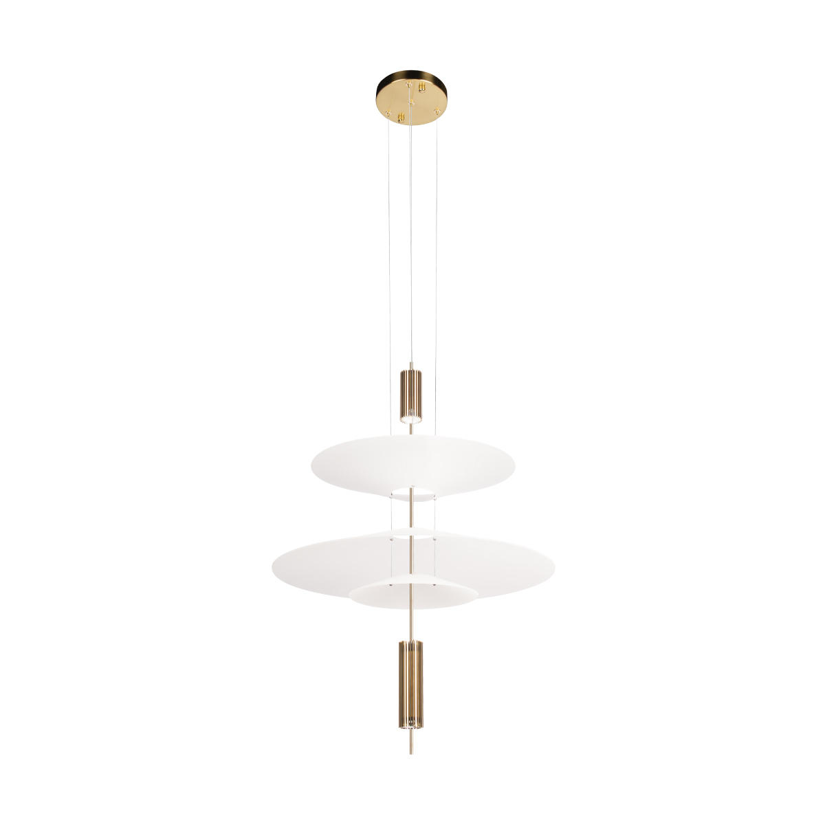 Подвесной светильник 50*83 см, 3*GU5.3*20W  LOFT IT Skylar 10244/B Brass латунь