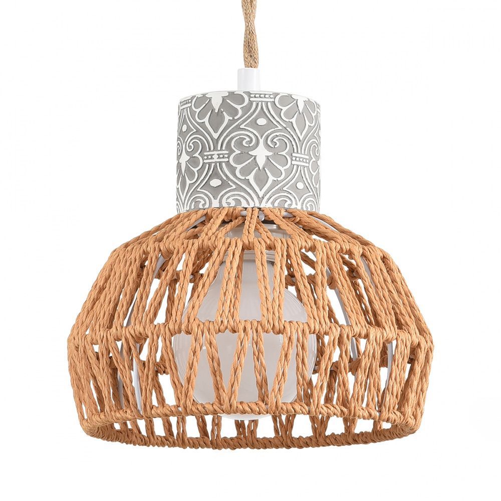 Светильник 20 см, Lumion 8367/1A, белый-серый