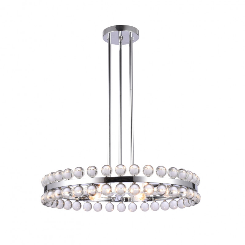 Подвесная люстра  66*110 см, 6*E14 хром Vele Luce Baldassare VL4143L16