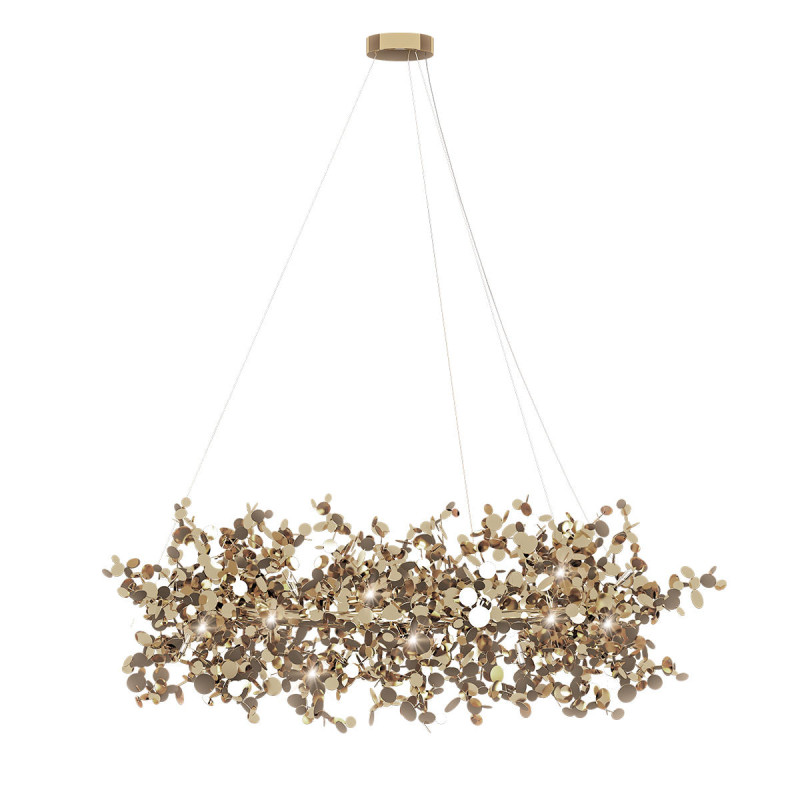 Люстра *60 см, 8*G9*40W, Loft It 10101/600 Gold Spark, Золото
