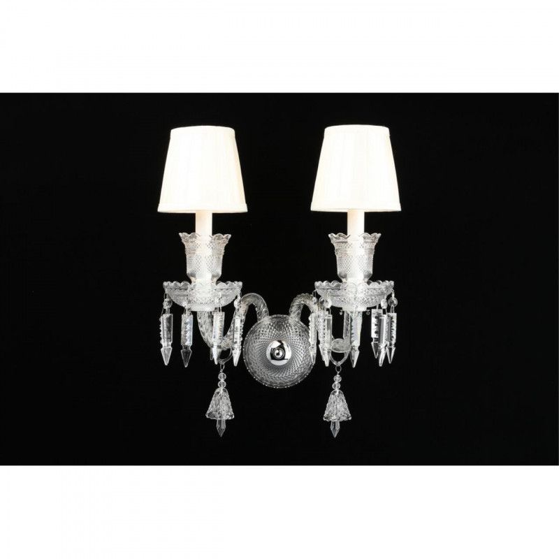 Бра 36*45 см, 2*E14, 40W, Aployt Lara APL.710.01.02, хром