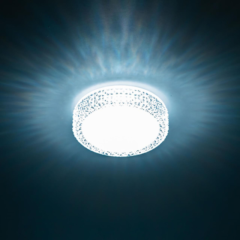 Светильник Citilux Альпина Смарт CL718A12G, 13W LED, 3000-5500K, диаметр 21 см, белый