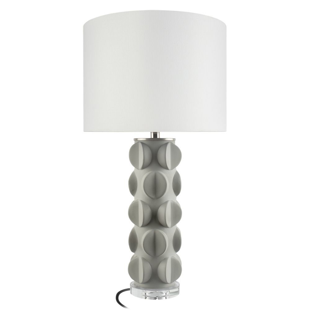 Настольная лампа 72 см, LOFT IT Beans 10494T Grey, керамика