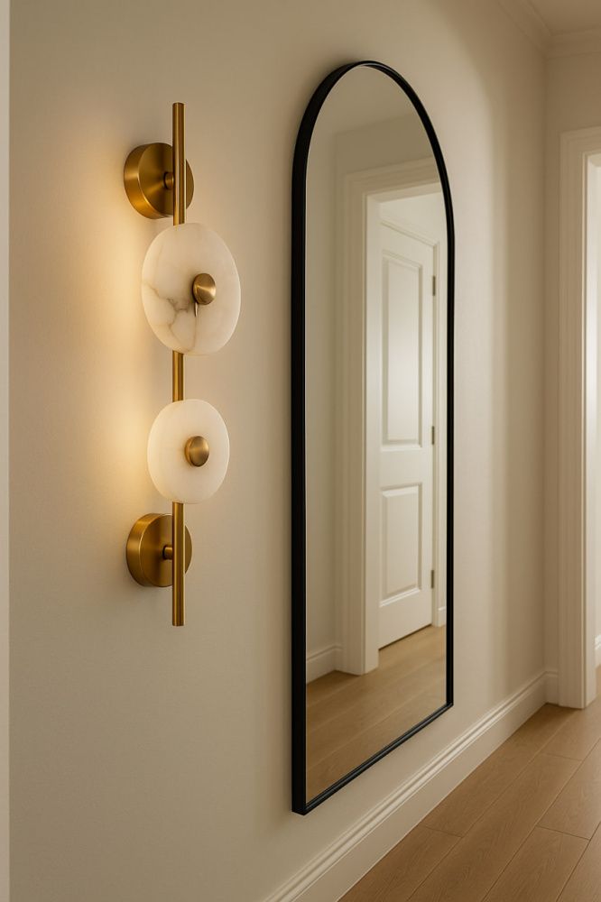 Бра 20*11,5*-65 см, *LED*8W, 4200K, Modestyle  MS.1605.650 BS, Латунь