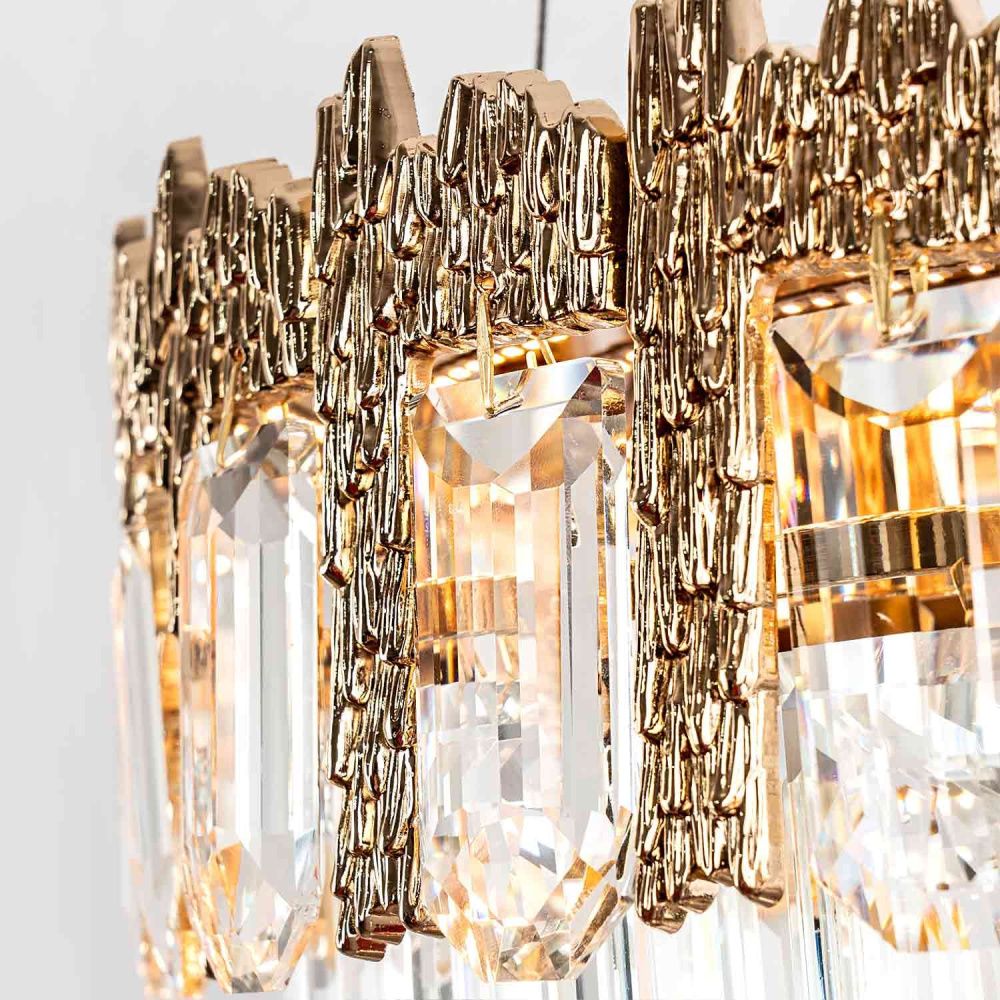 Подвесная люстра 40 см, 75W, 3000-6000K, MODELUX ML.830.400 GD, золото