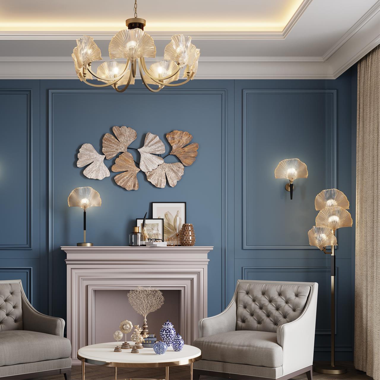 Настольная лампа Odeon Light Ventaglio 4870/1T Золото