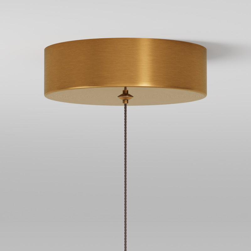 Подвесной светильник 14*14*316 см, LED, 3000К, Maytoni Sapphire MOD293PL-L6BS3K латунный