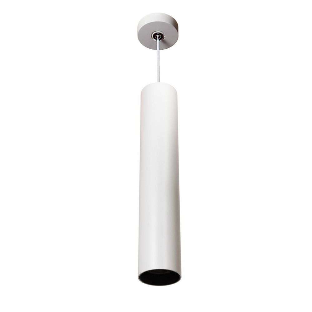 Подвесной светильник Светодиодный Citilux Тубус CL01PB120 Белый, диаметр 6.5 см,12W*3000K