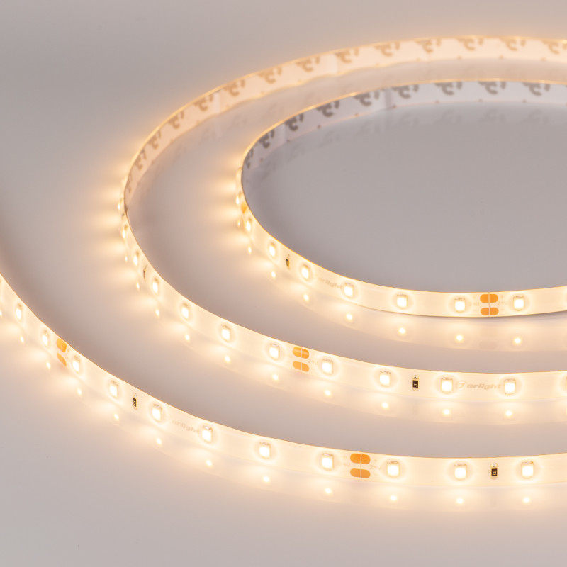 Лента герметичная RTW-SE-A60-8mm 24V Warm3000 (7.2 W/m, IP65, 2835, 5m), Arlight 020525(2). Цена указана за 5 метров. Продается кратно 5 метрам.