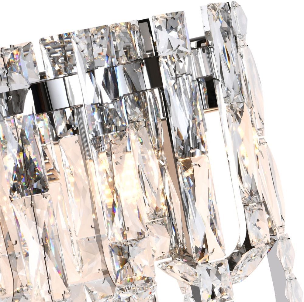 Светильник настенный 34 см, Stilfort 2195/09/04W, хром