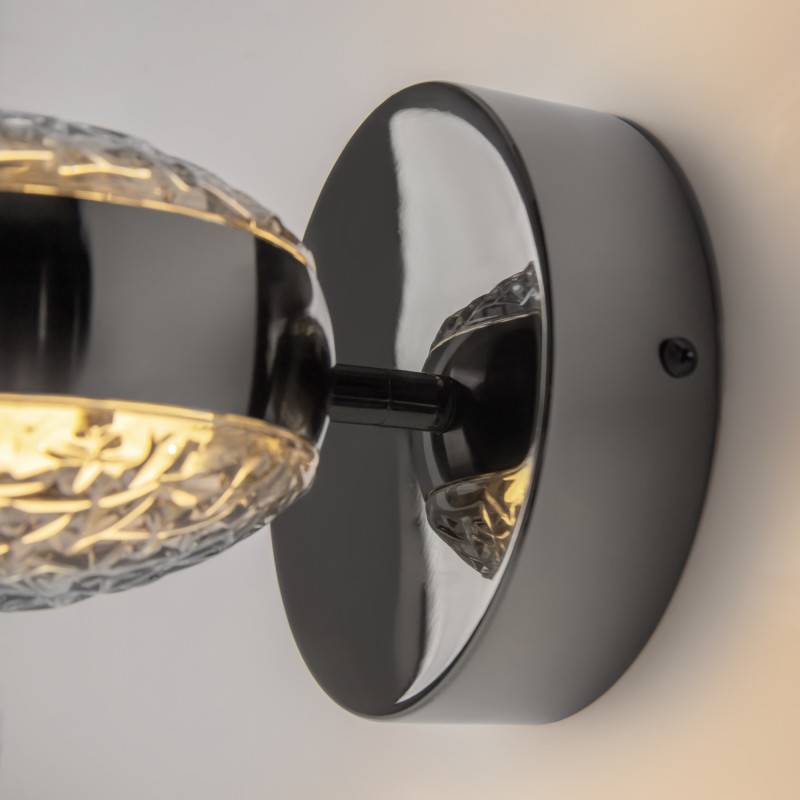 Бра 14*18,7*14 см, LED, 3000К, Maytoni Mind MOD299WL-L10BC3K черный