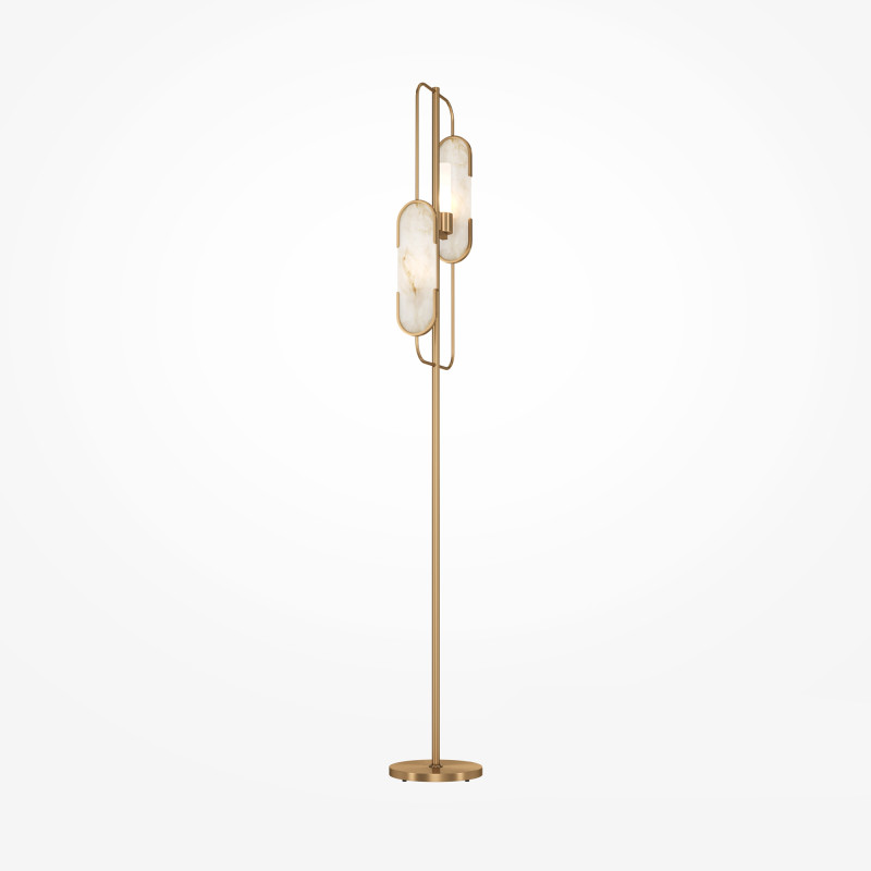 Торшер 160 см, Maytoni Marmo MOD099FL-02G, золото
