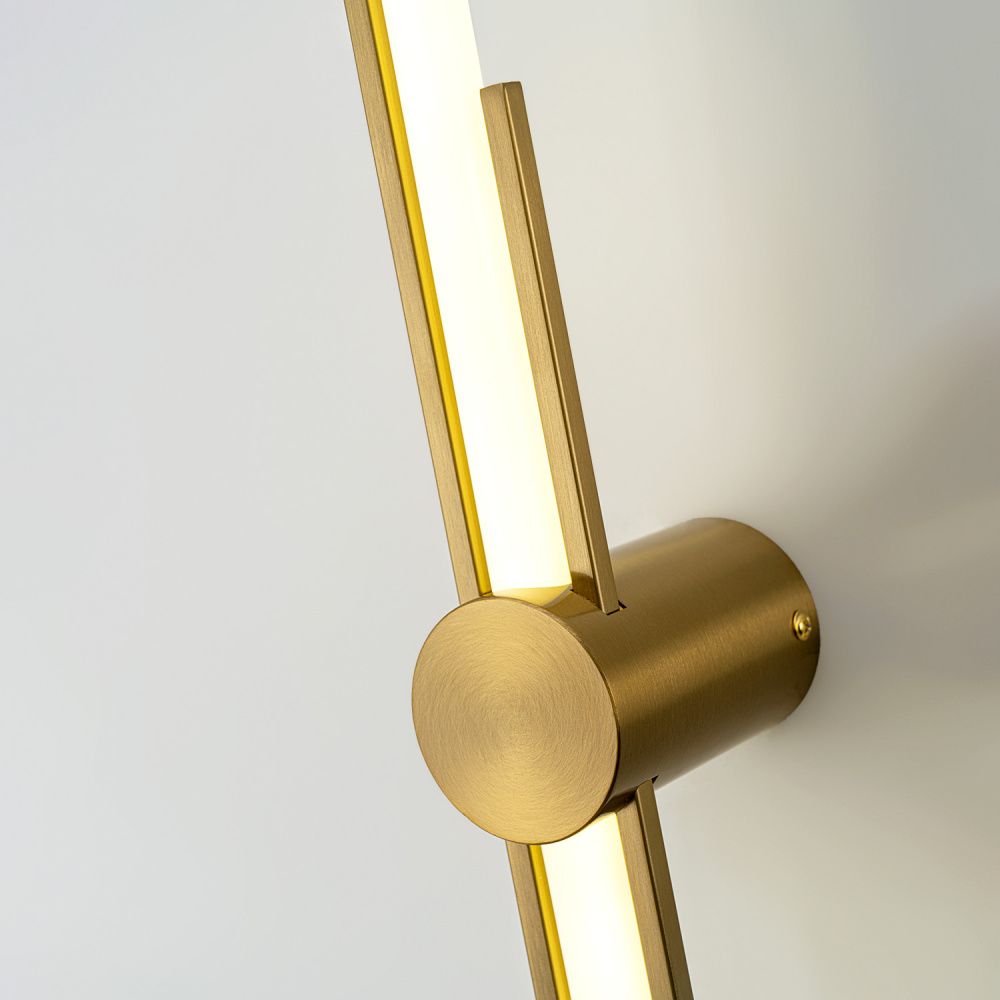 Бра 6*10*60 см, LED*6W, 4000K, Modelux  ML.726.600 BS, Латунь