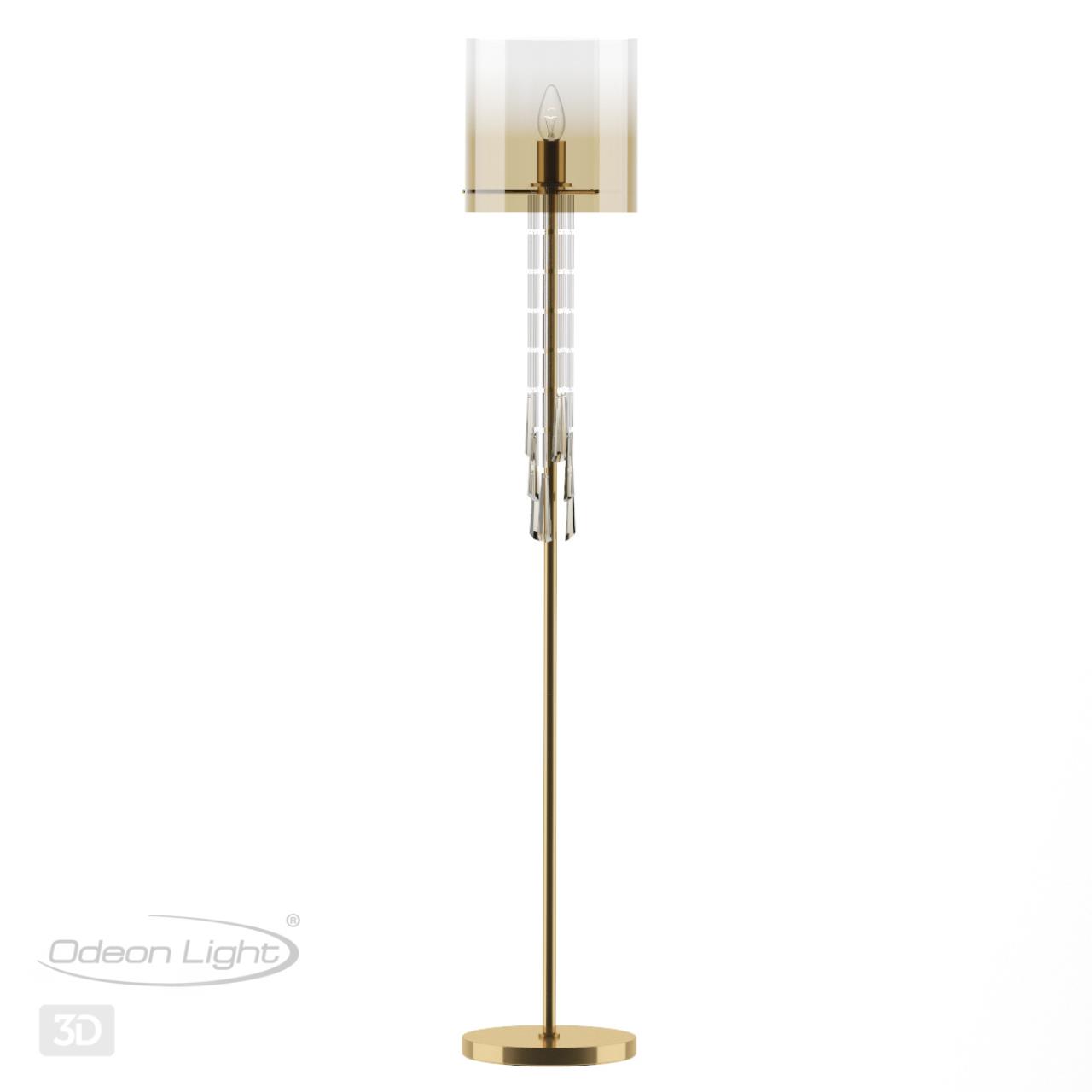 Светильник 146 см, Odeon Light Nicole 4886/1F, бронза