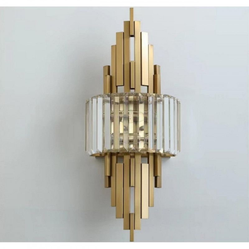 Бра 15*25*60 см, E14, 40W, Aployt ORNELLA APL.642.11.02, латунный