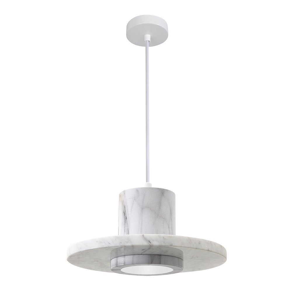 Подвесной светильник 12*22 см, 1*GU10, 5W, Divinare Cottero 2213/33 SP-5, Белый