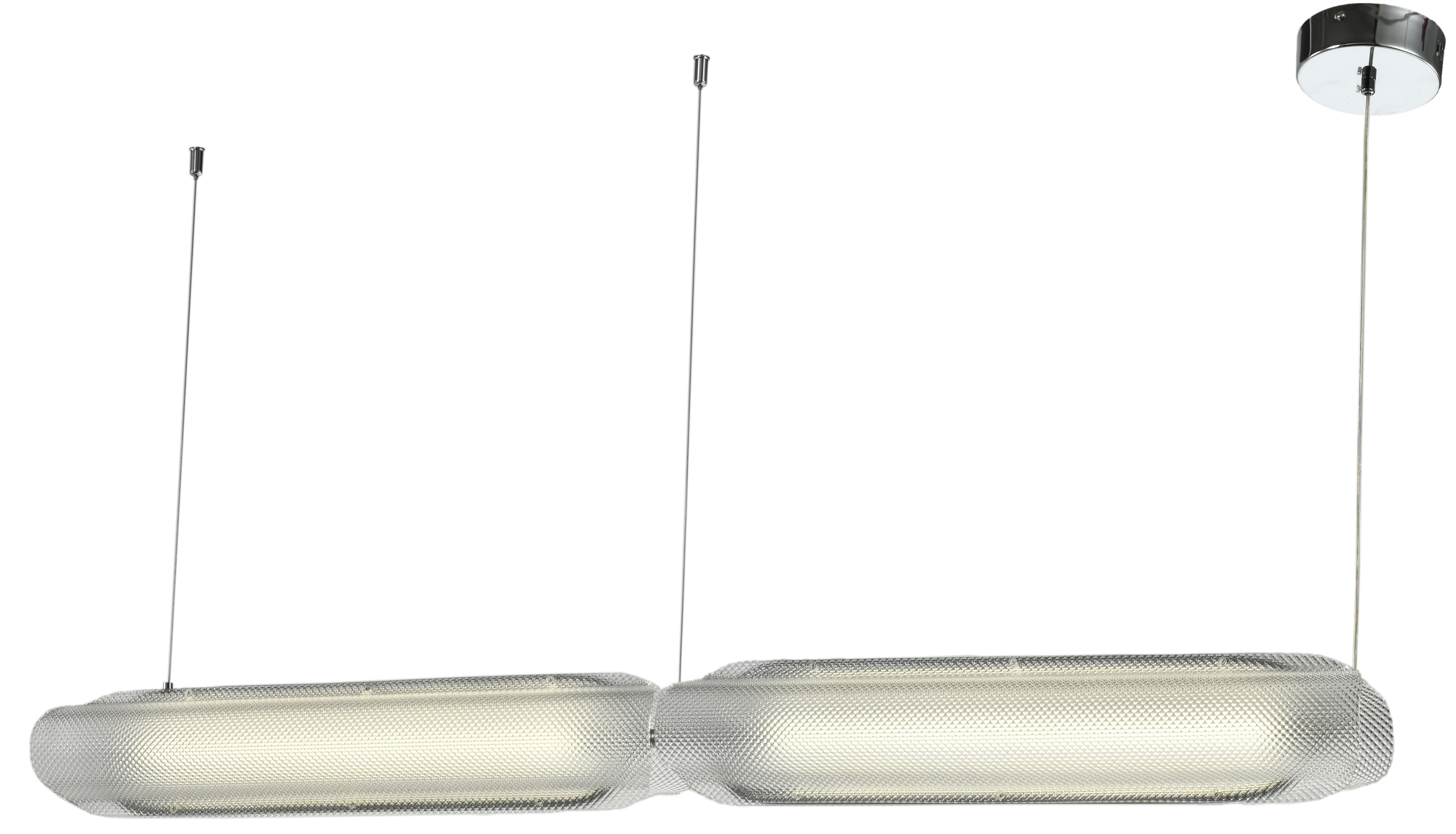 Светильник подвесной 12*60 см, LED 25W 4000K хром Zortes Circon ZRS.90610.25