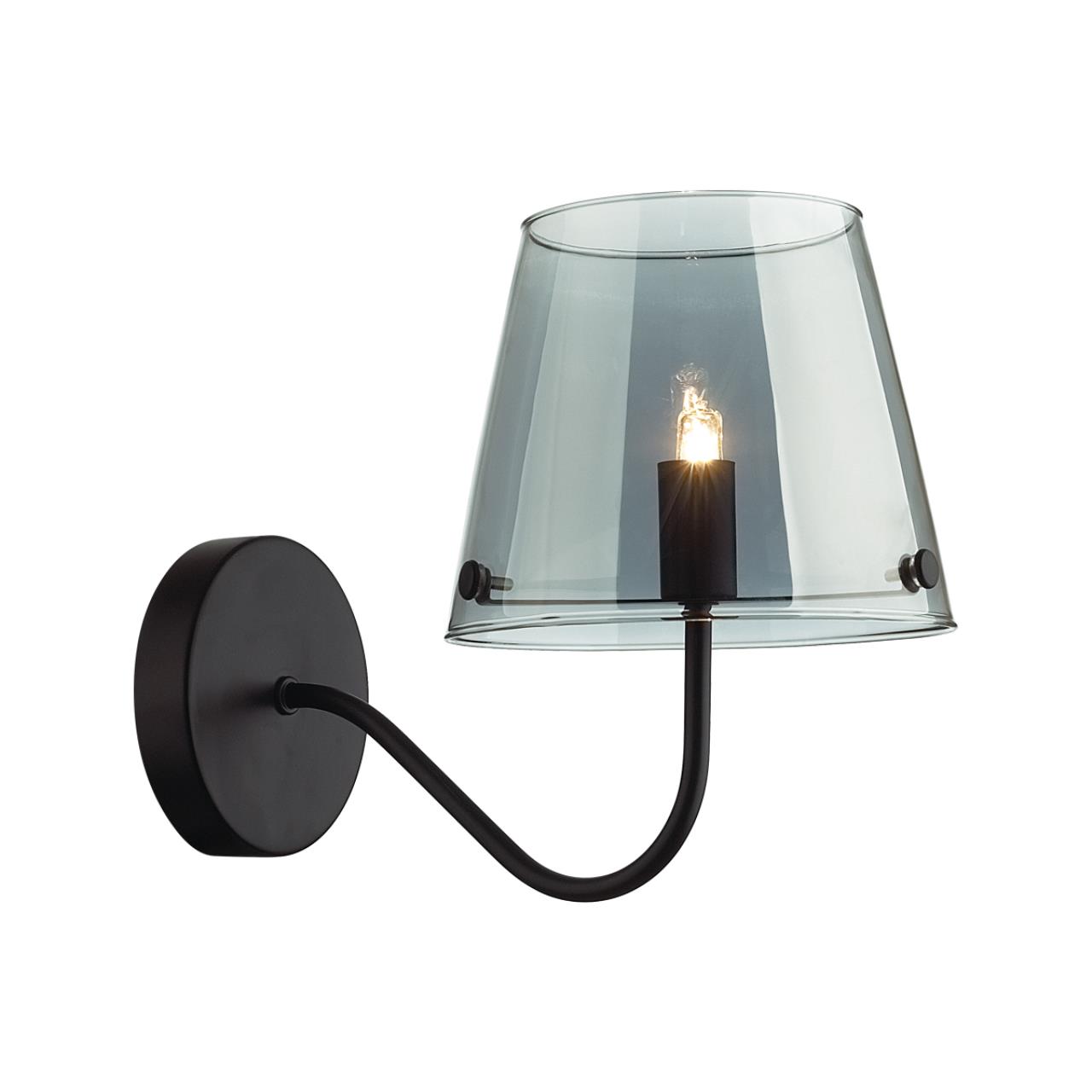 Бра 25*15*20 см, 1*G9*20W Lumion Smoky 6570/1W черный