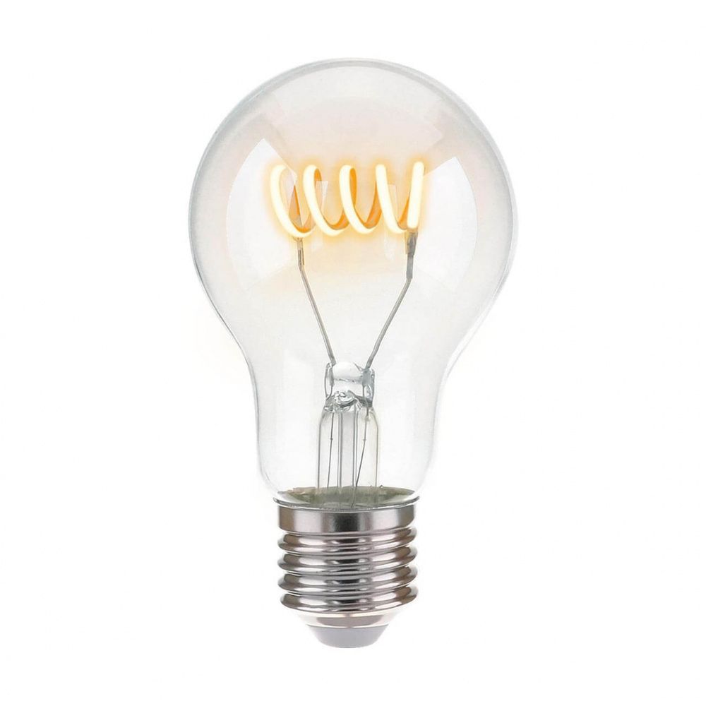 Лампа светодиодная E27, 6 см, 6W, 4200K, прозрачная 4690389125249