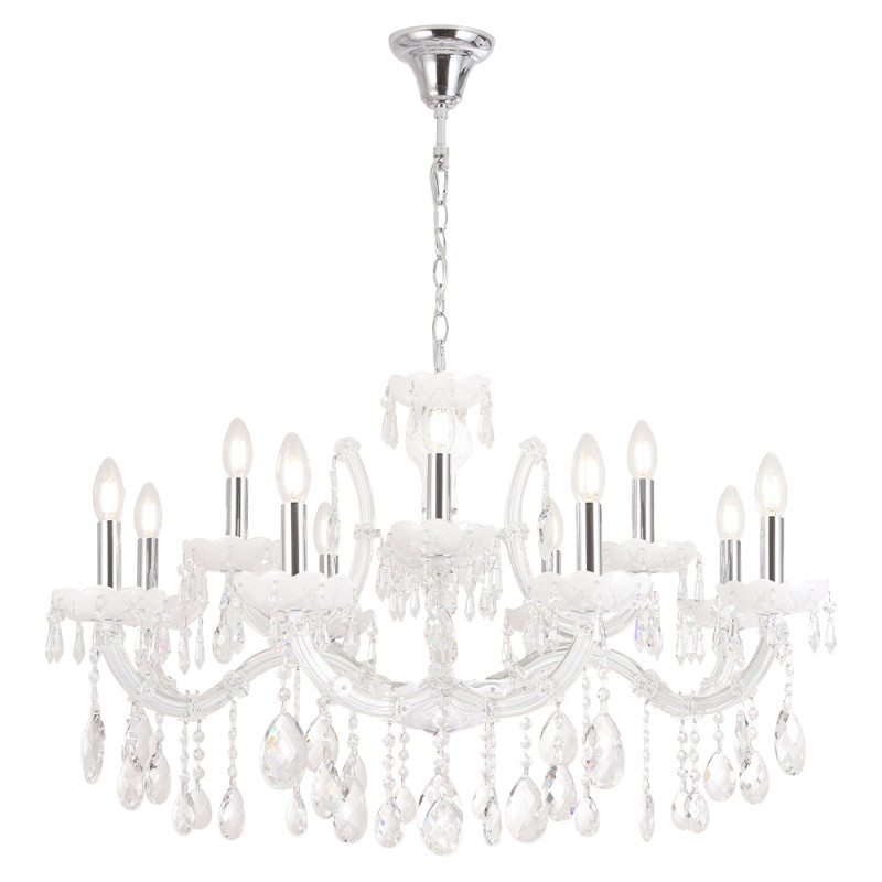 Светильник 87 см, Crystal Lux BLANCA re SP12, хром