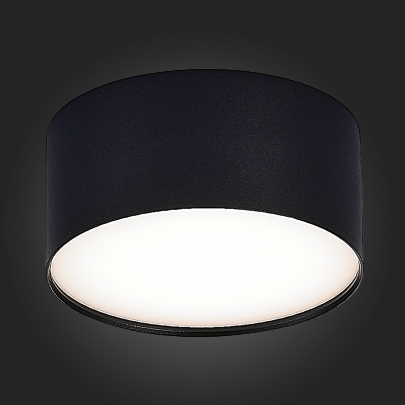 Светильник 12 см, 12W 4000K ST LUCE Накладные светильники ST606.442.12 Черный