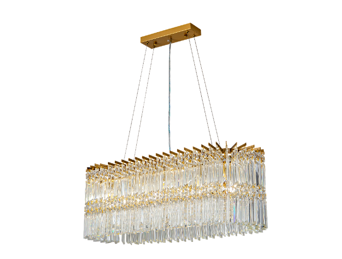 Подвесная люстра 80 см, Zortes Ice queen ZRS.30514.9, латунь