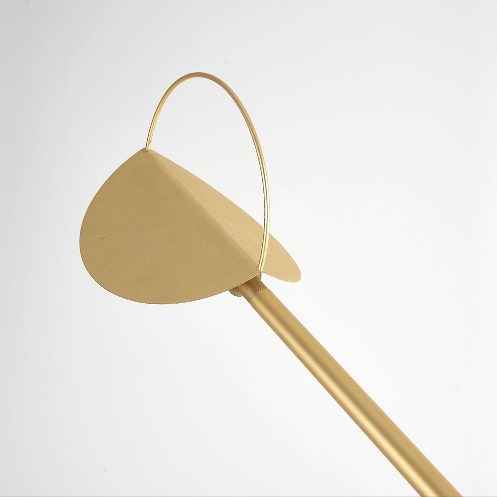 Торшер BOLIA LEAVES Brass 169*98*169 см, 1*LED*4W, ImperiumLoft 41.212, Белый, Золотистый
