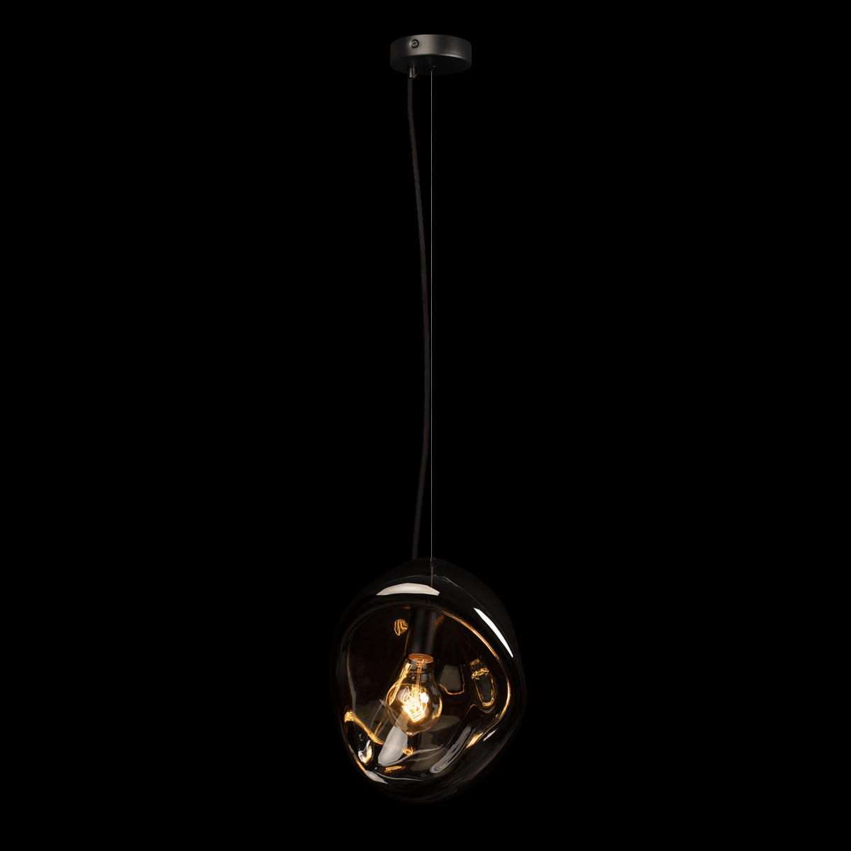 Подвесной светильник 25*25 см, 1*E27*40W  LOFT IT Gallo 10293 Smoke черный