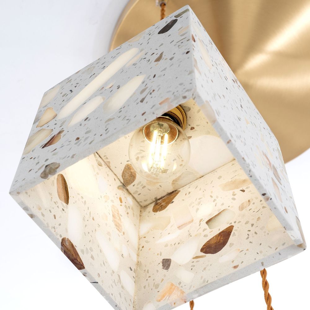 Подвесной светильник 48*40/100 см, 4*Е27 MODESTYLE MS.155.480 BS латунь