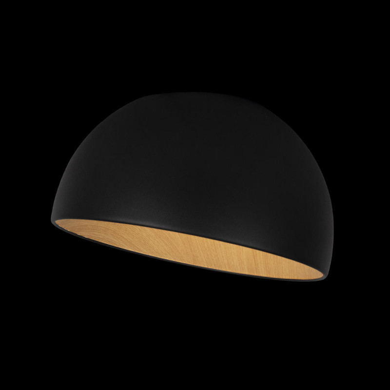 Светодиодный светильник 35 см, 24W, 4000K, Loft It (Light for You) Egg 10197/350 Black, черный-дерево