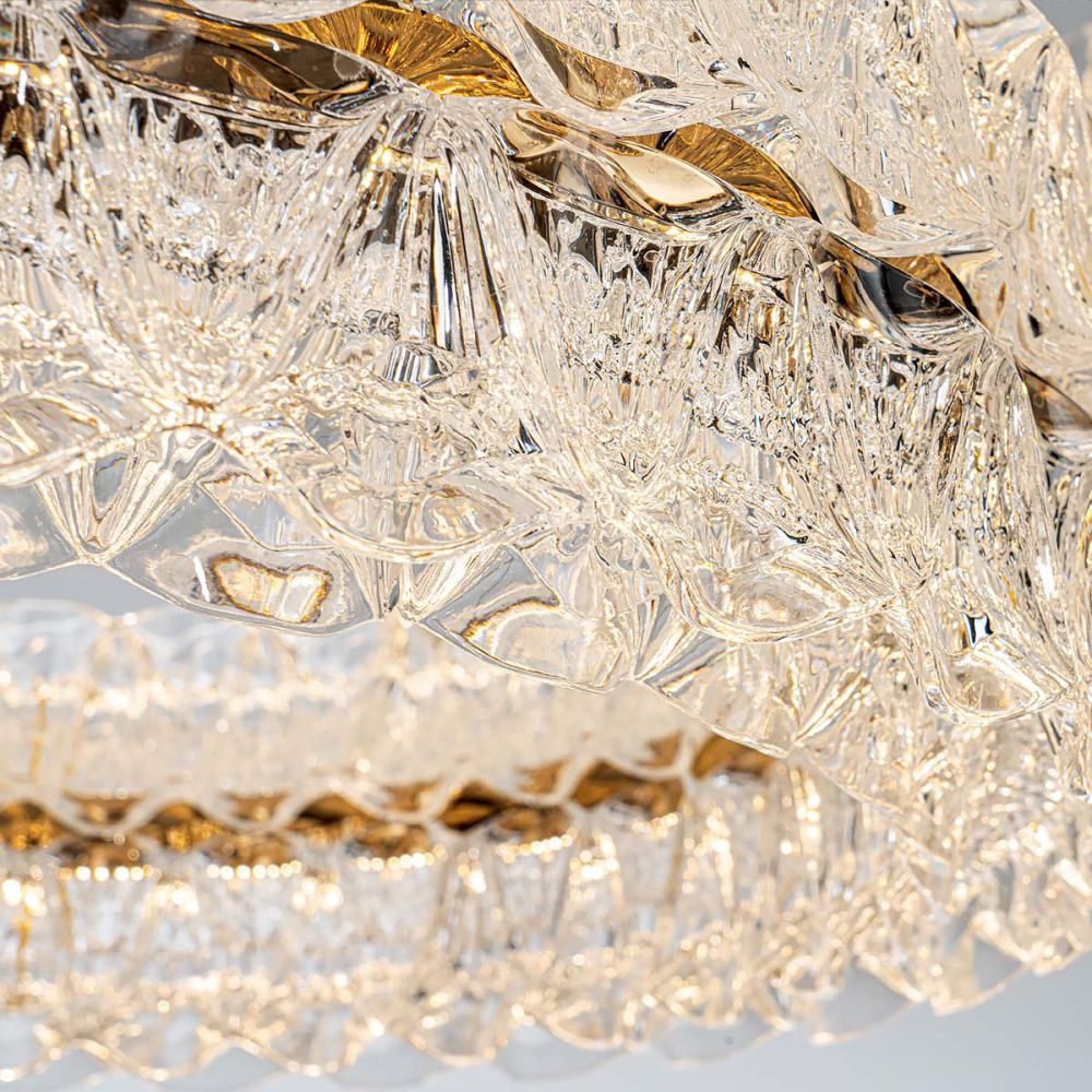 Люстра *80*13 см, LED*95W, 3000-6000K, Modelux  ML.8185.800.500 GD, Золото