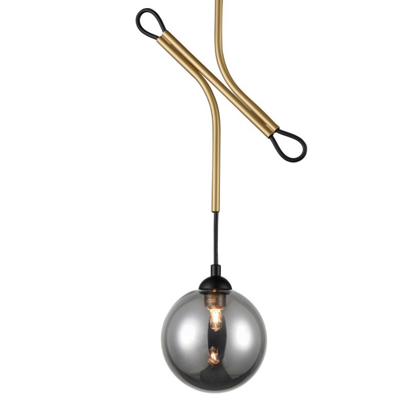 Подвесной светильник  12*145 см, 1*G9 черный, золото Vele Luce Ottava VL5662P01