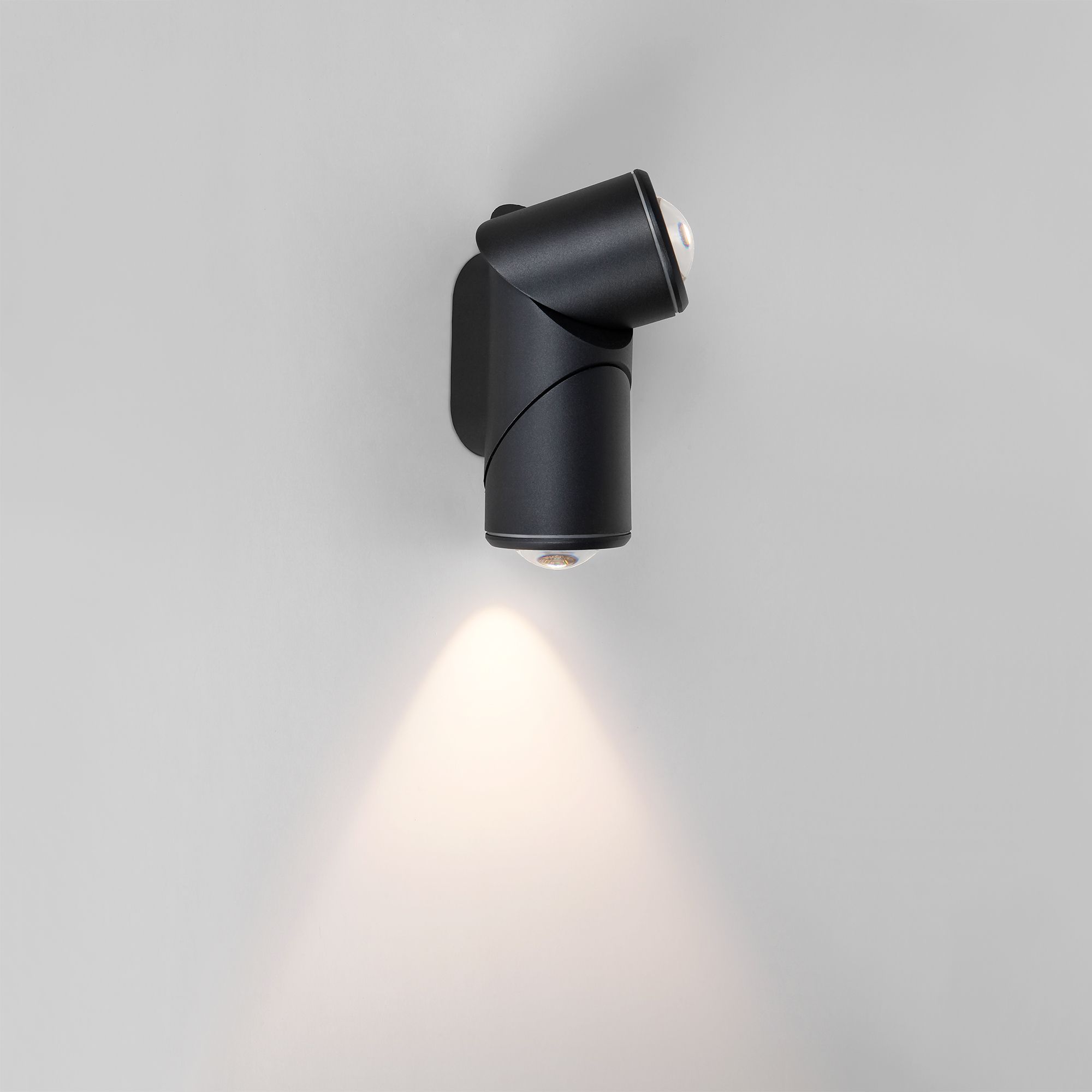 Уличный настенный светодиодный светильник GIRA D LED IP54 35127/D черный Elektrostandard