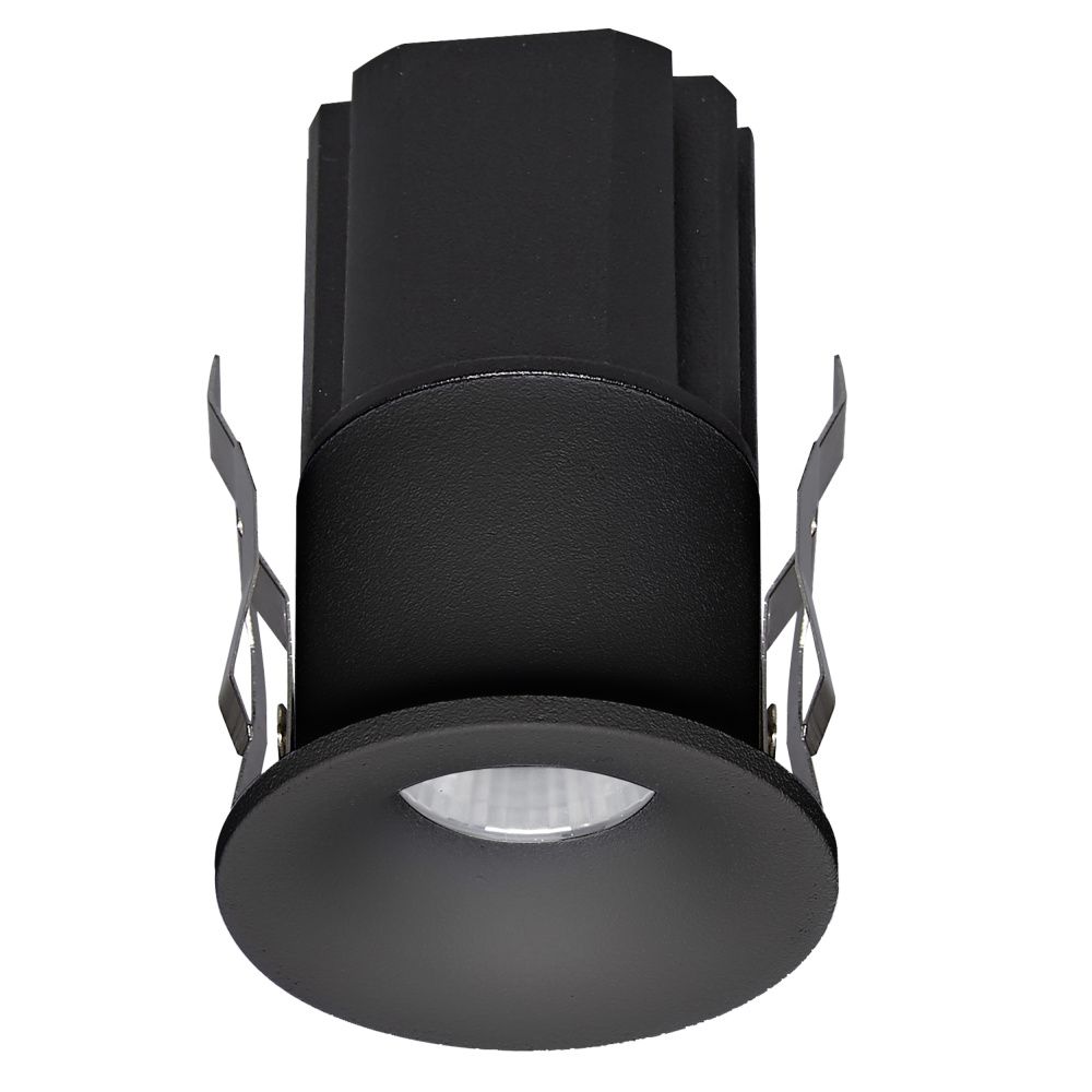 Светильник встраиваемый 4,2*6,2 см, вр 3,5 см, *LED*7W, 4000K, Mantra Hurgada MAN8671, черный