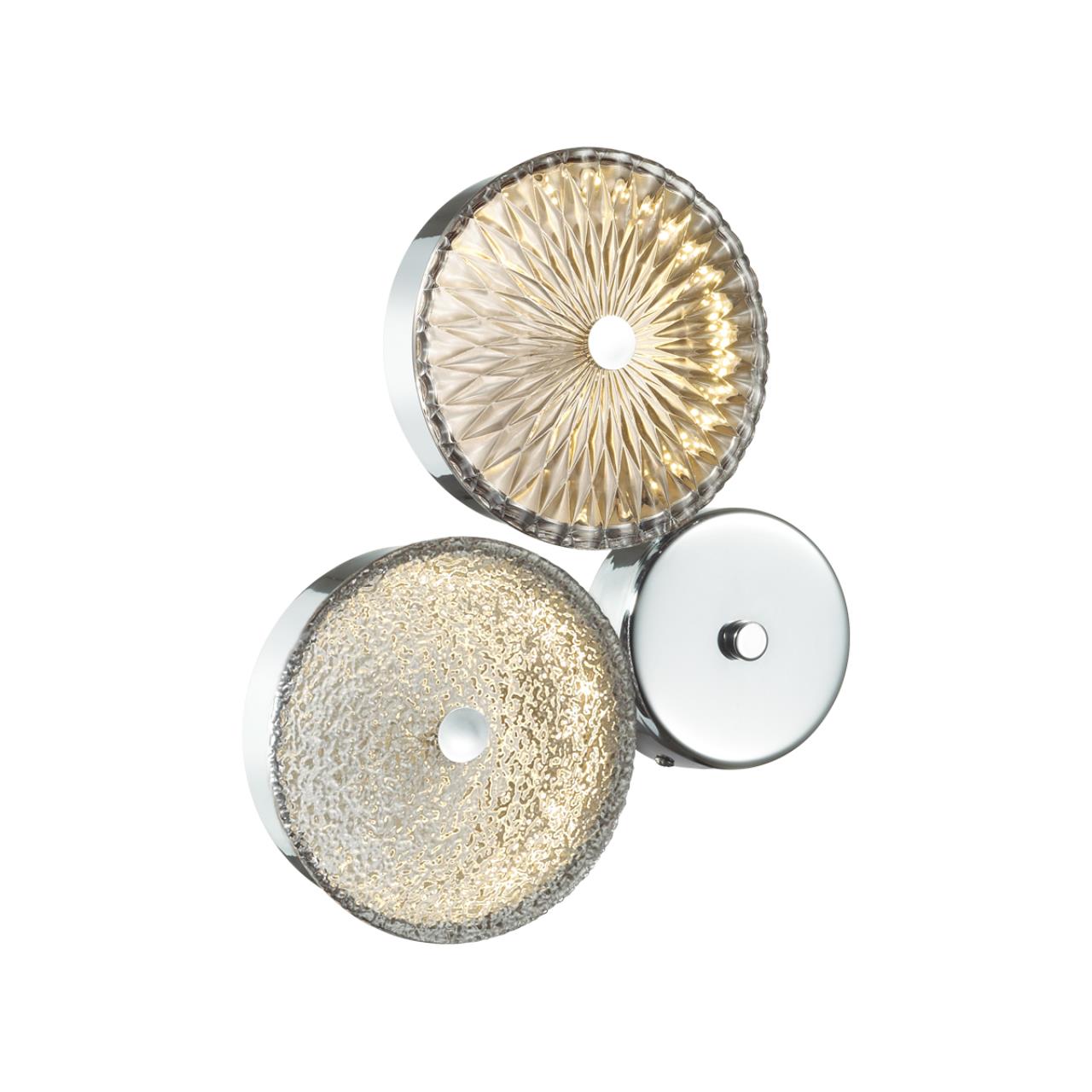 Светодиодный светильник 29 см, 14W, 4000K, Odeon Light CARAMELLA 5416/14WL, хром