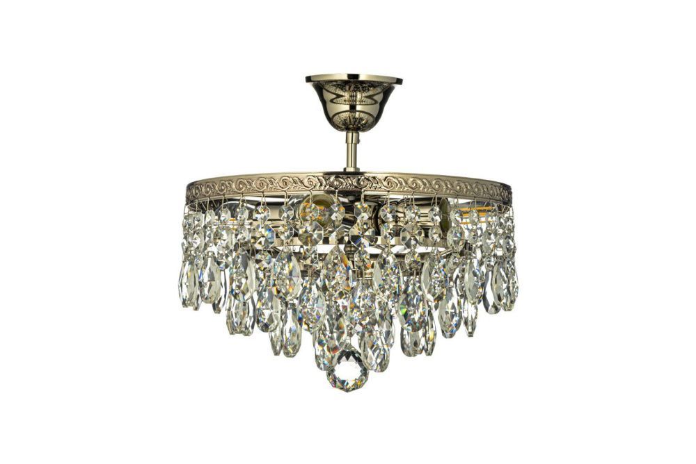 Люстра потолочная *30*23 см, 4*E27*60W, Arti Lampadari Castellana Nickel Castellana E 1.3.30.601 N, Матовый никель