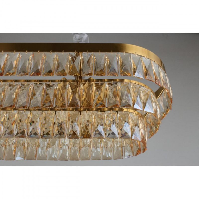 Подвесная люстра 90*32*40-90 см, E14, 40W, Aployt FRANCHESKA APL.837.03.12, бронзовый
