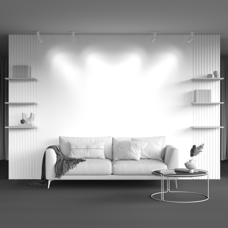 Светильник 5*5 см, GU10 10W, Maytoni Focus S C051CL-01W, белый
