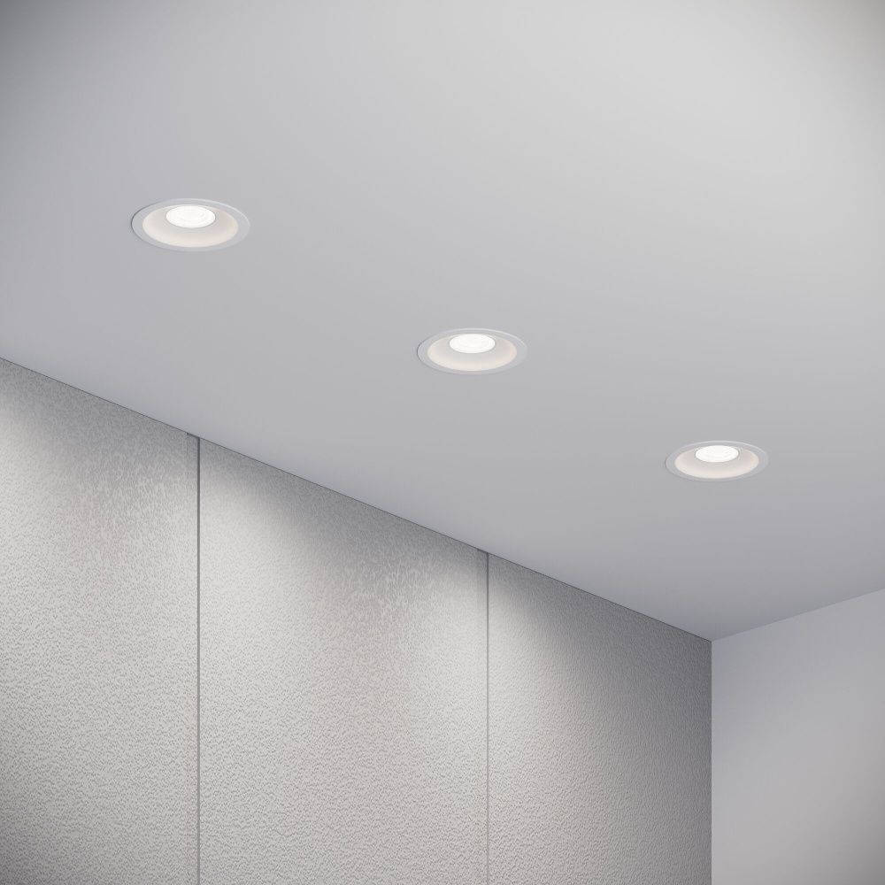 Потолочный акцентный светильник 11*11*5 см, LED, 15W, 4000K, Elektrostandard Combi 25068/LED, белый