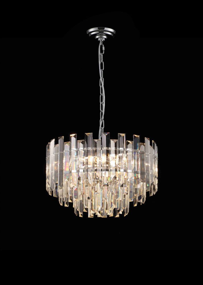 Люстра Ø450 x H300 мм, E14 40W NewRgy CHROME(ХРОМ) DM50-ф450*H300(530) CHROME