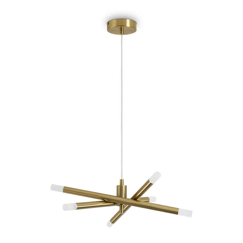 Светильник 54 см, 16W, 3000K, Freya Wands FR6130PL-L18B, латунь