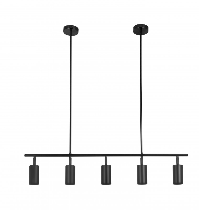 Подвесная люстра 100*10*20 см, GU10 300 W, Moderli Section V4063-5P Черный