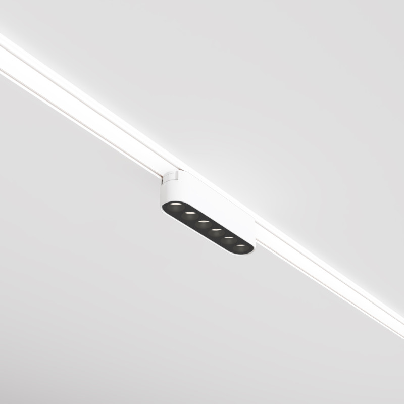 Трековый светильник 2,6*11,6*2,8 см, LED 6W, 4000К, Белый Maytoni Points TR082-1-6W4K-M-W