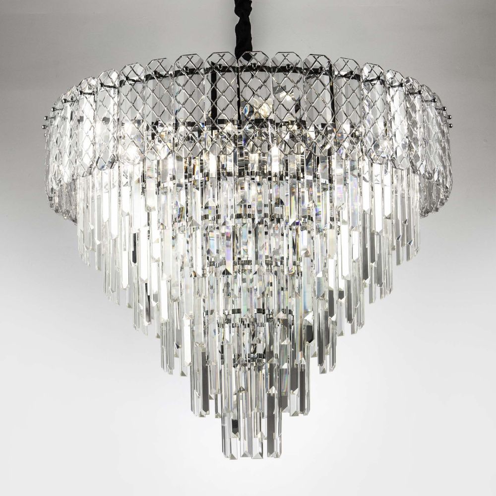 Подвесная люстра 75*75*110 см, Е14 18x40W, Хром MODELUX ML.20210.18 CR