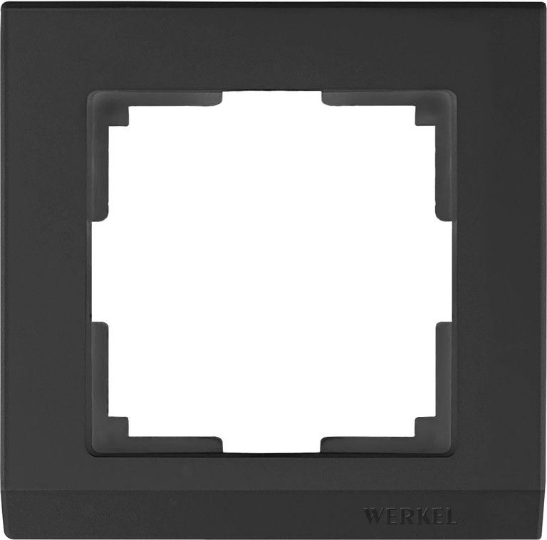 WL04-Frame-01-black /Рамка на 1 пост (черный), 4690389048838