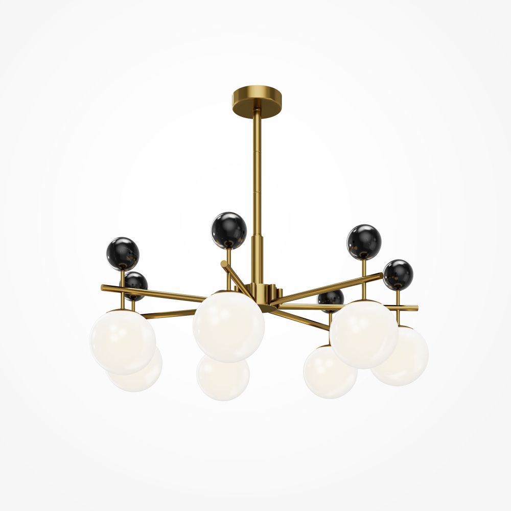 Подвесной светильник 88*35-65 см, 7*G9*40W, K, Maytoni Museo MOD436PL-07BS, Латунь