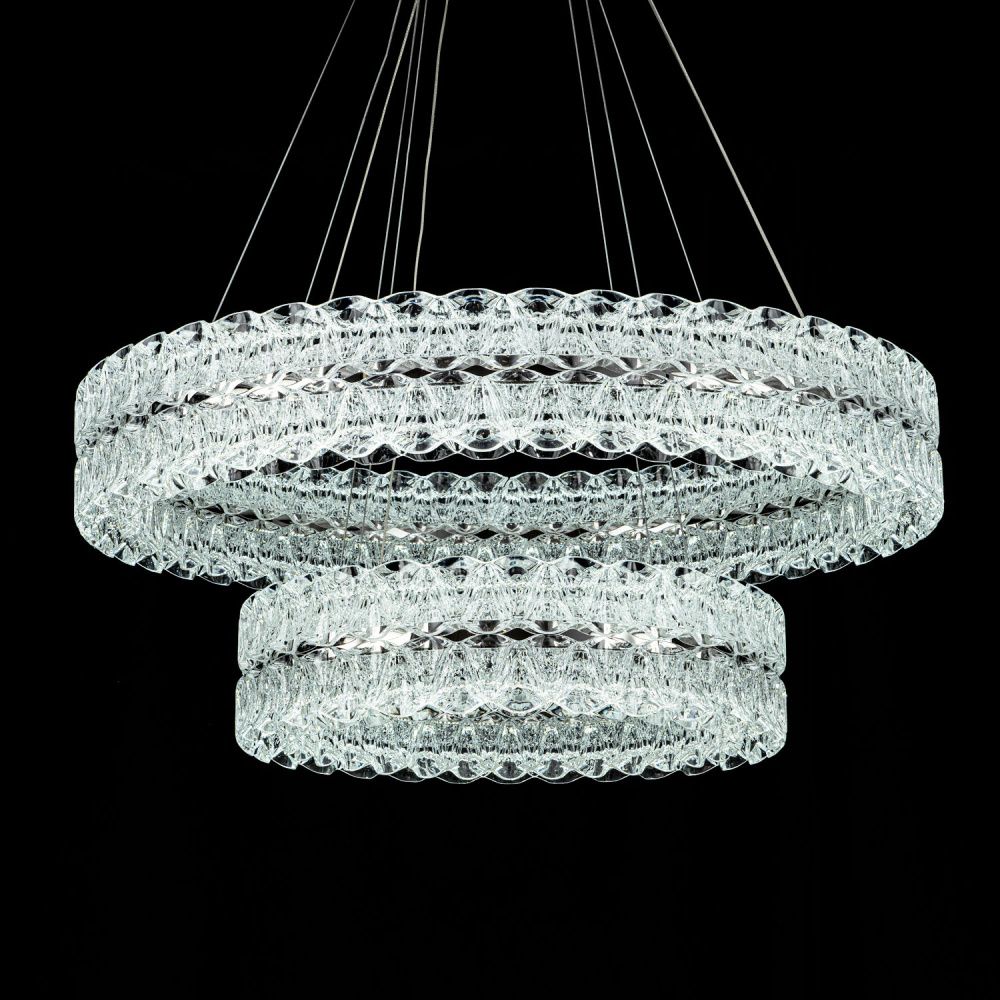 Люстра *80*13 см, LED*95W, 3000-6000K, Modelux  ML.8185.800.500 CR, Хром